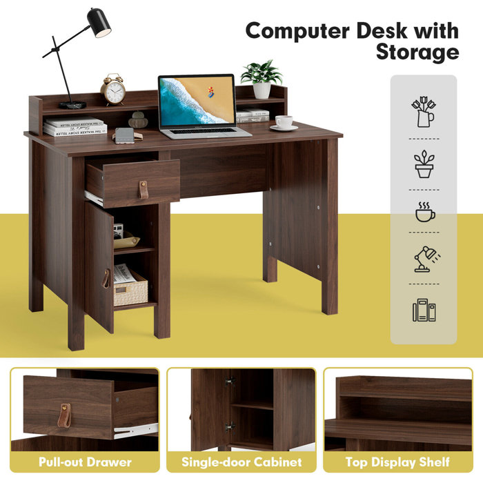 Winston Porter Deian 48'' Desk Wayfair